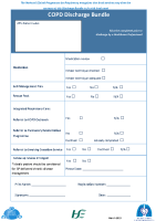 COPD Discharge Bundle front page preview
              